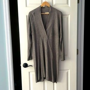Monsoon- Women’s sweater dress- greyish/taupe, size Large